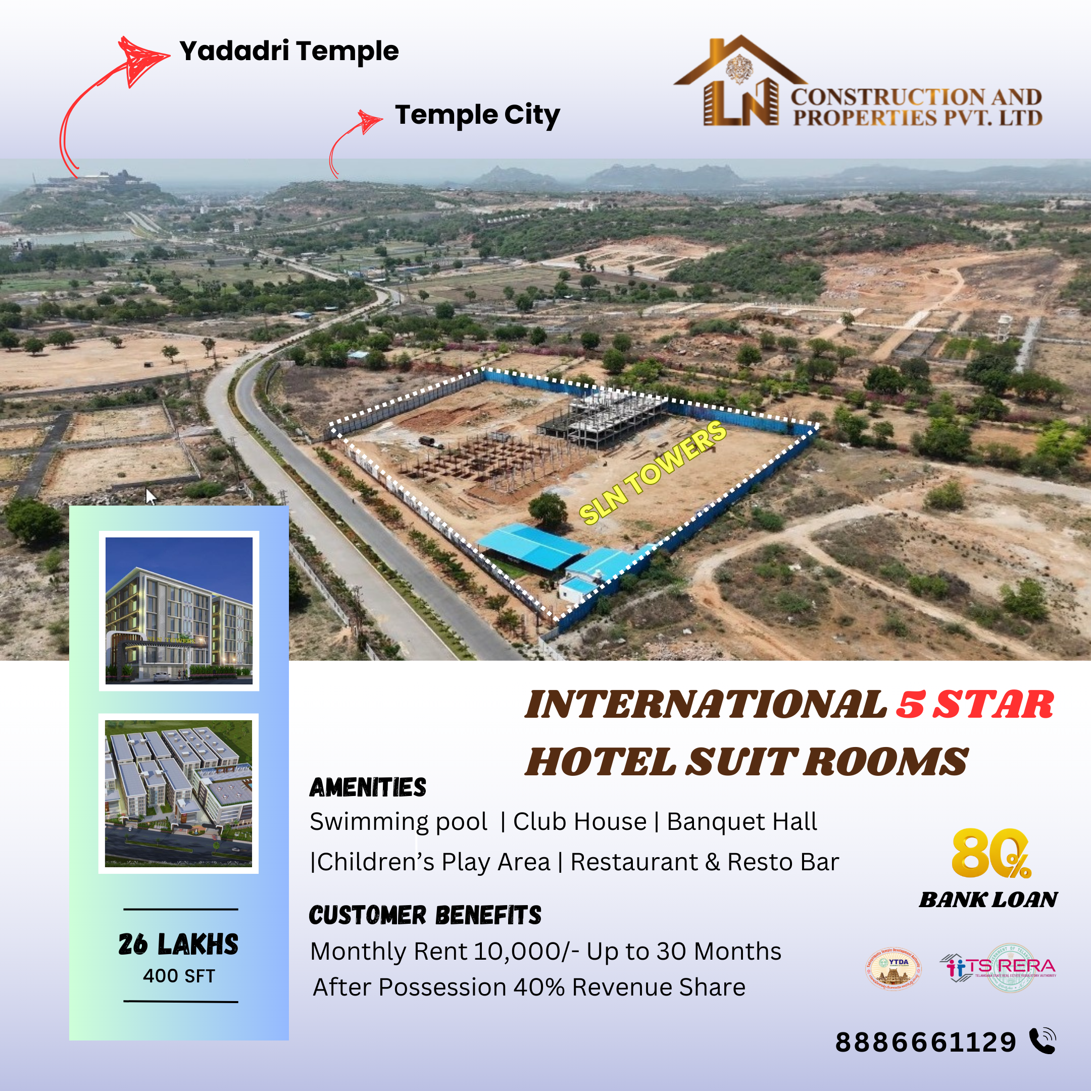 Invest in International 5-Star Hotel Suite Rooms with CONSTRUCTION AND PROPERTIES PVT. LTD - Your Path to Prosperity Starts Here!