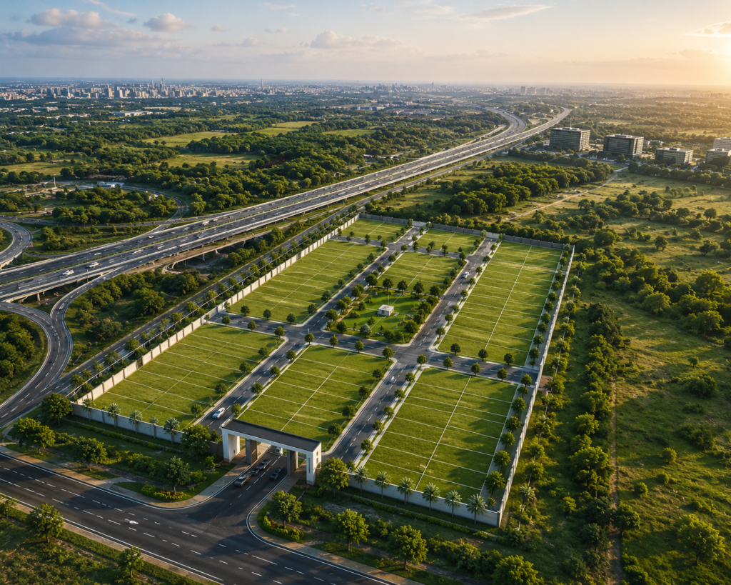 one rupee open plots